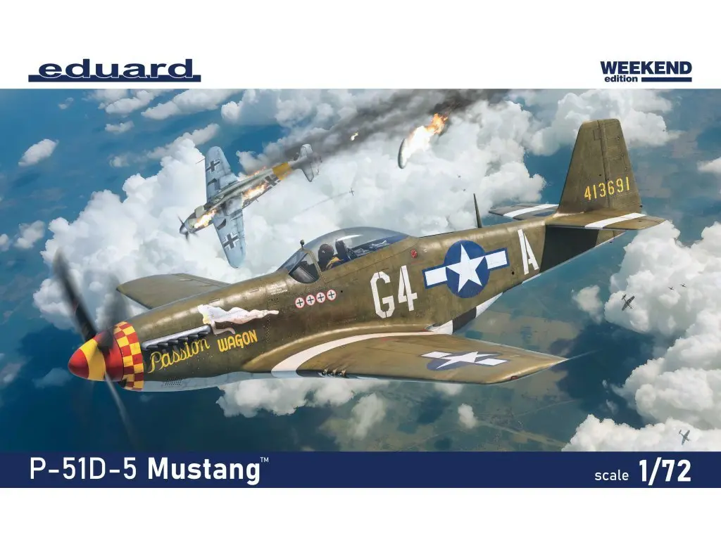 Weekend edition - 1/72 Scale Model Kit - Fighter aircraft model kits / North American P-51 Mustang