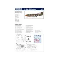 Weekend edition - 1/72 Scale Model Kit - Fighter aircraft model kits / North American P-51 Mustang