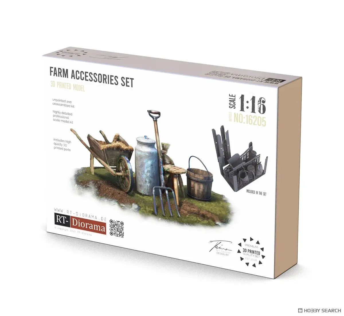 1/16 Scale Model Kit - Diorama Base