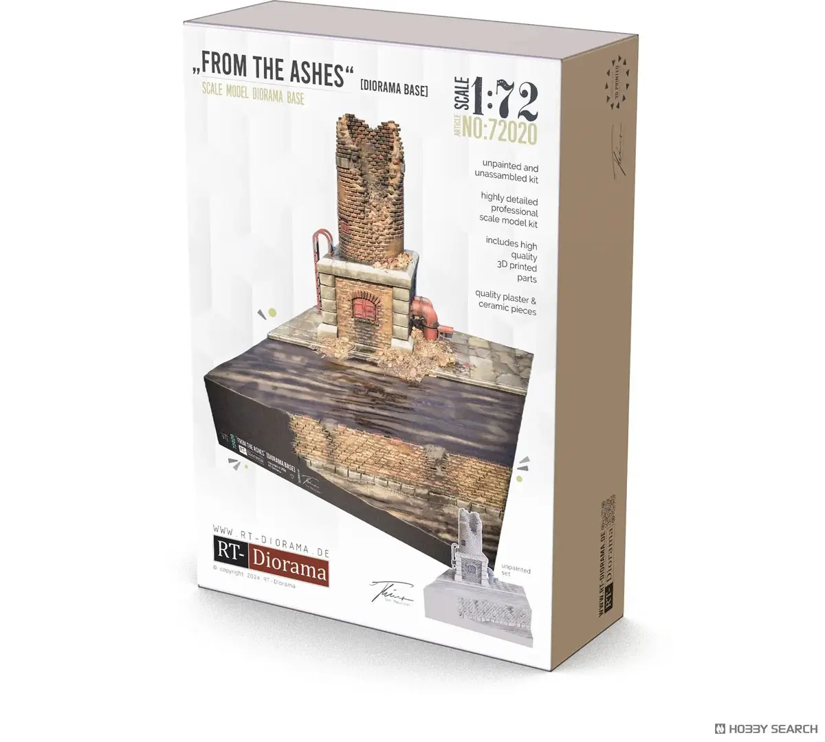 1/72 Scale Model Kit - Diorama Base