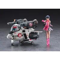 1/24 Scale Model Kit - Super Dimension Fortress Macross / VF-1S Valkyrie & VF-1S Strike Valkyrie & Lynn Minmay