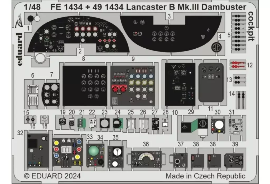 1/48 Scale Model Kit - Etching parts