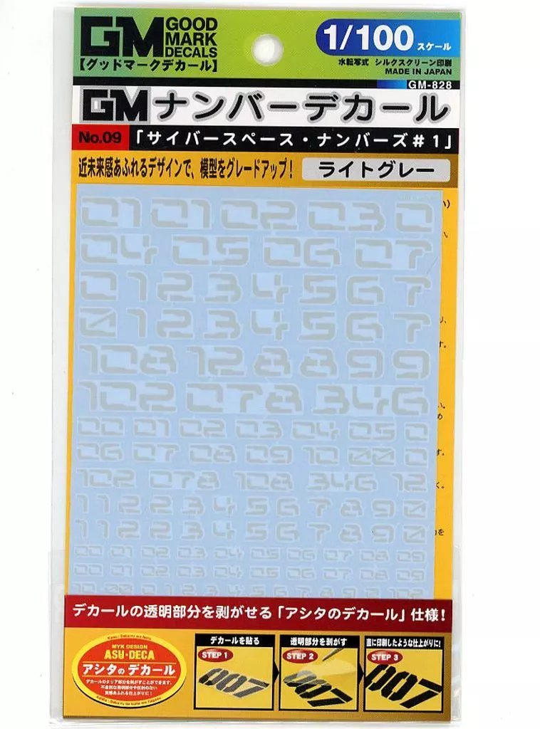 1/100 Scale Model Kit - GM Decals