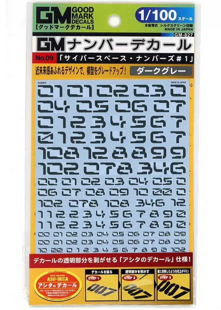 1/100 Scale Model Kit - GM Decals