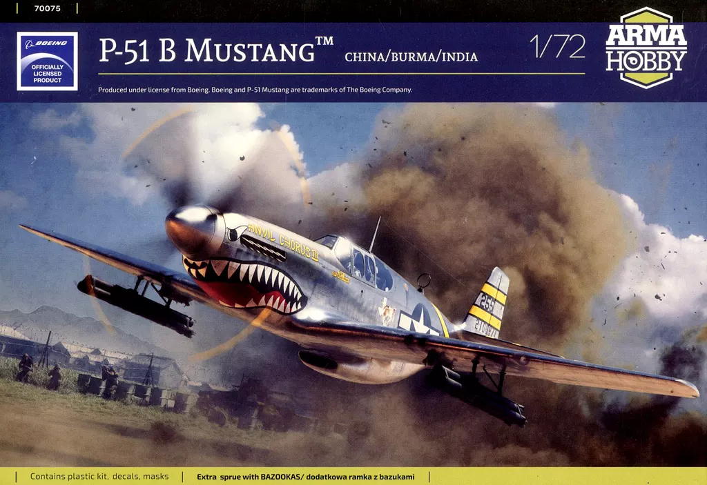 1/72 Scale Model Kit - Fighter aircraft model kits / North American P-51 Mustang