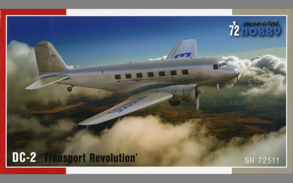 1/72 Scale Model Kit - Military transport aircraft / Douglas DC-2