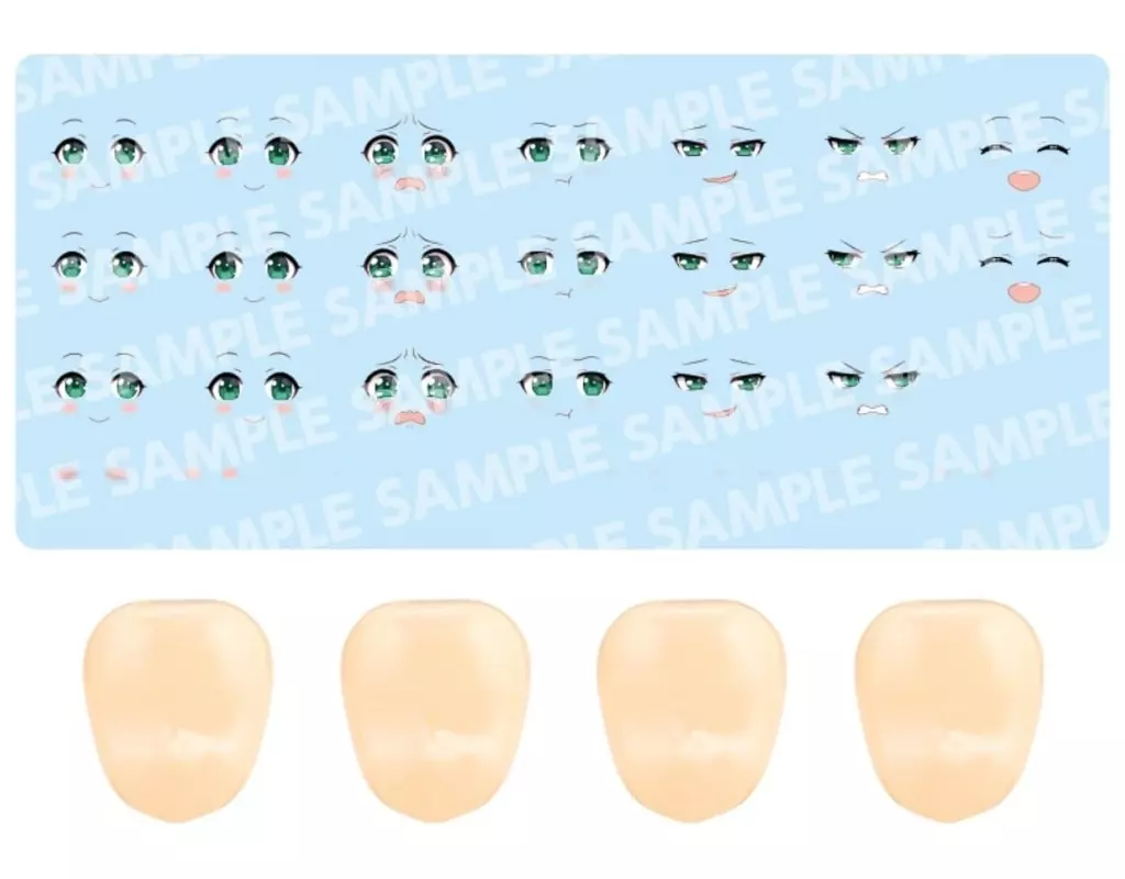 SOUSAISHOJOTEIEN - CUSTOMIZED FACE & DECAL SET Vol.4 [DESIGNED BY EN MORIKURA] Model Kit