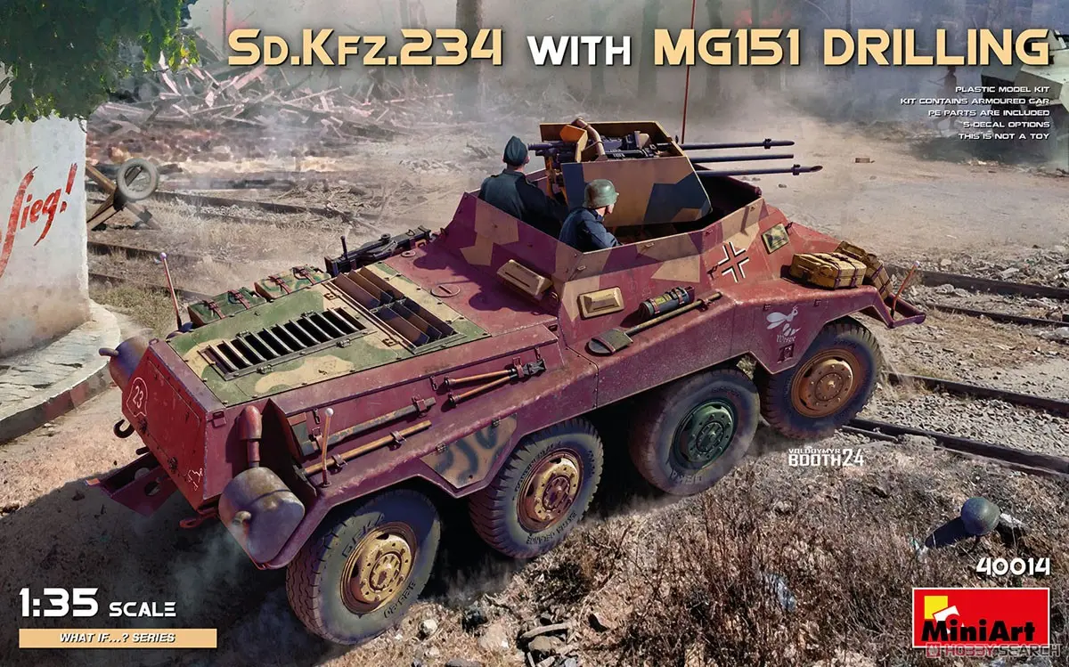 Mini Art What if Series - 1/35 Scale Model Kit - Tank / Sd.Kfz. 2 Kettenkrad