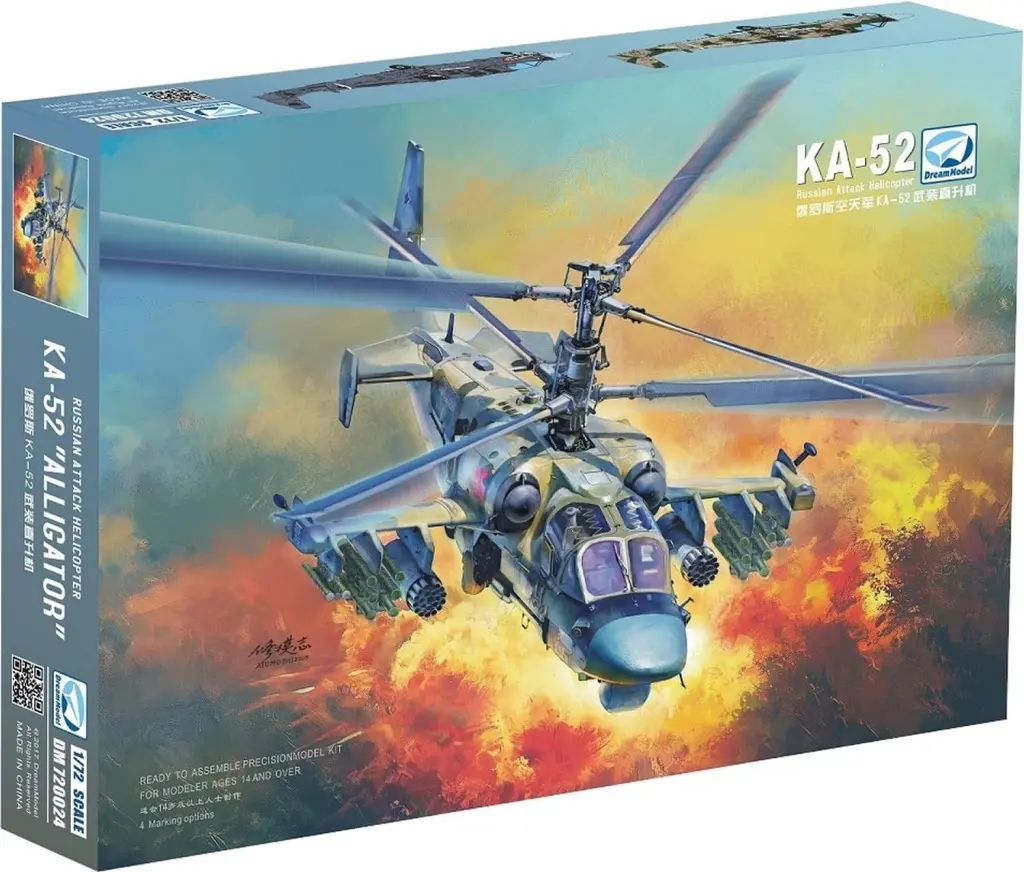 1/72 Scale Model Kit - Attack helicopter / Kamov Ka-50