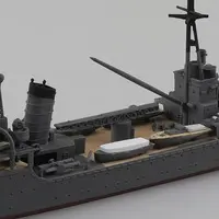 1/700 JAPANESE NAVY LIGHT CRUISER KATORI Model Kit