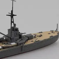 1/700 JAPANESE NAVY LIGHT CRUISER KATORI Model Kit