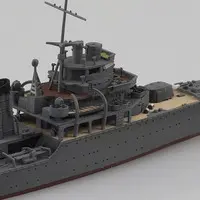 1/700 JAPANESE NAVY LIGHT CRUISER KATORI Model Kit