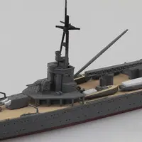1/700 JAPANESE NAVY LIGHT CRUISER KATORI Model Kit