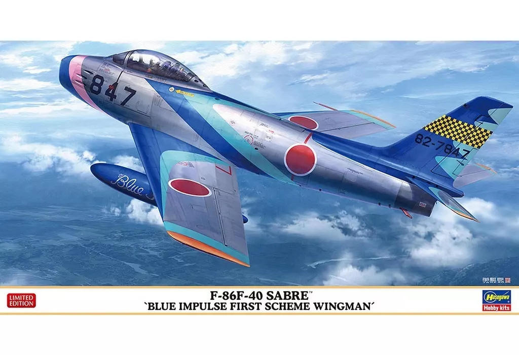 1/48 Scale Model Kit - Blue Impulse / F-86F-40 Sabre