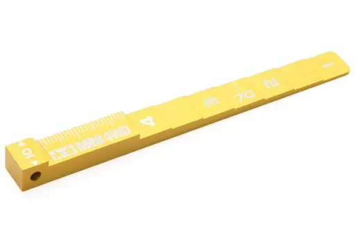 MINI 4WD SETTING GAUGE (GOLD) Model Kit