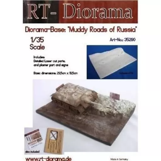 1/35 Scale Model Kit - Diorama Base