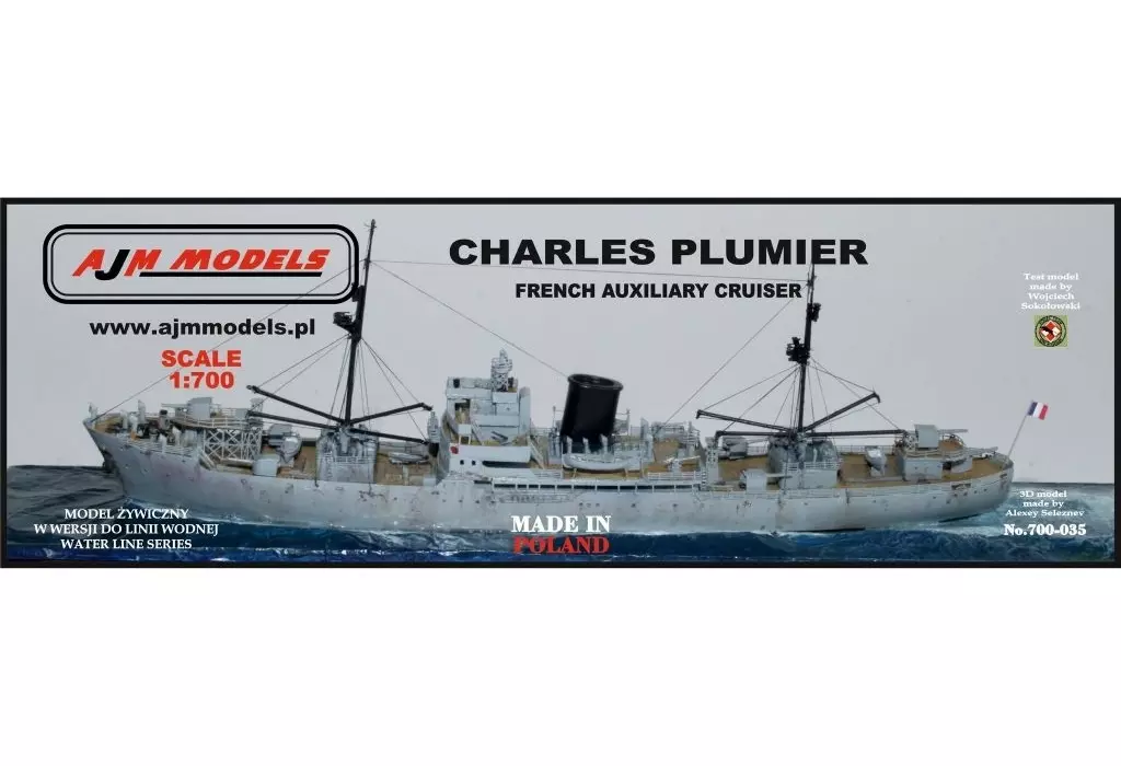 1/700 Scale Model Kit - Warship plastic model kit