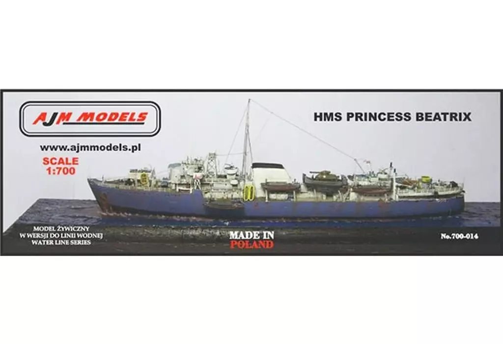 1/700 Scale Model Kit - Warship plastic model kit