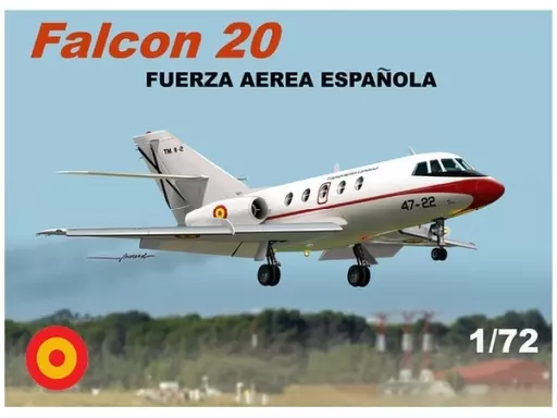 1/72 Scale Model Kit - Airliner / Falcon 20 (Mystère 20)
