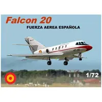 1/72 Scale Model Kit - Airliner / Falcon 20 (Mystère 20)