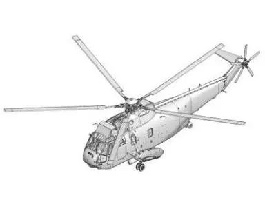 1/72 Scale Model Kit - Helicopter / Sikorsky SH-3 Sea King