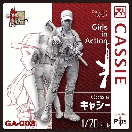 1/20 Scale Model Kit - Girls in action series