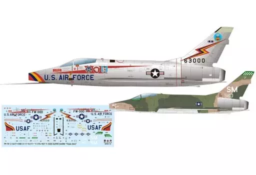 1/144 Scale Model Kit - Fighter aircraft model kits / North American F-100 Super Sabre