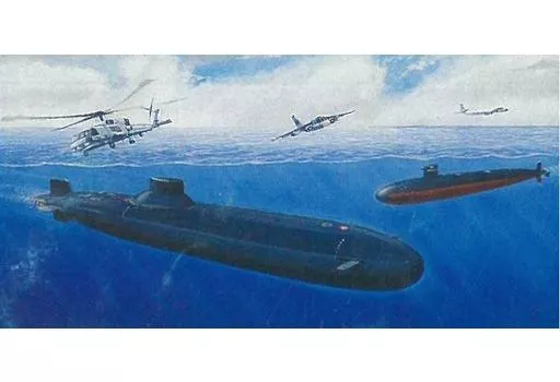 1/700 Scale Model Kit - Nuclear submarine / Typhoon-class submarine