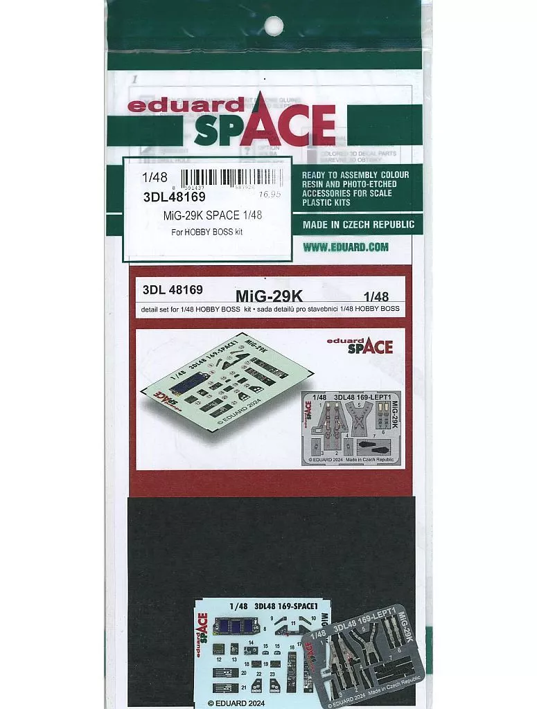 1/48 Scale Model Kit - Detail-Up Parts / Mikoyan MiG-29