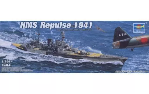 1/700 Scale Model Kit - Warship plastic model kit / HMS Repulse