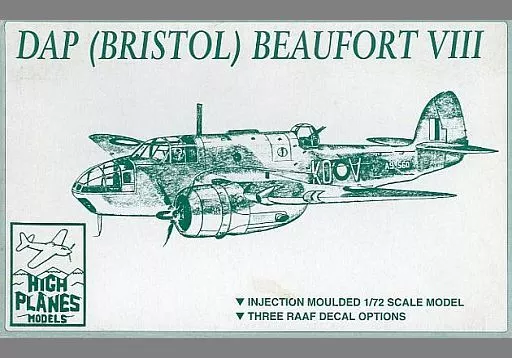 1/72 Scale Model Kit - Torpedo bomber / Bristol Beaufort