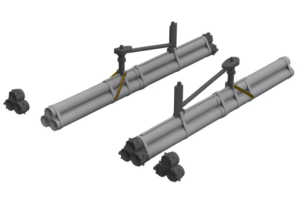 1/48 Scale Model Kit - Grade Up Parts / North American P-51 Mustang