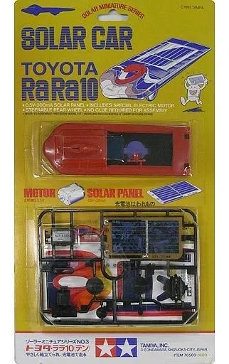 SOLAR CAR TOYOTA RaRa 10 Model Kit