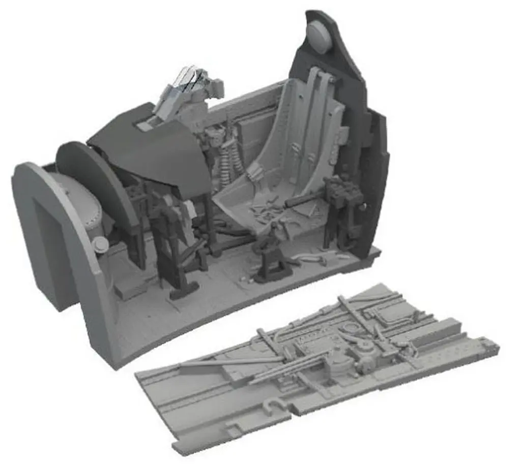 1/48 Scale Model Kit - Detail-Up Parts / Curtiss P-40 Warhawk