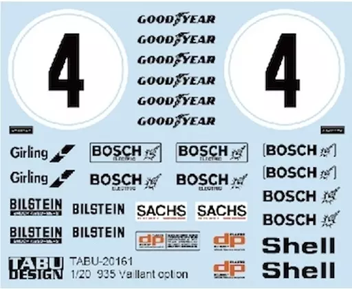 1/20 Scale Model Kit - Detail-Up Parts