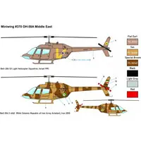 1/144 Scale Model Kit - Helicopter / Bell OH-58 Kiowa