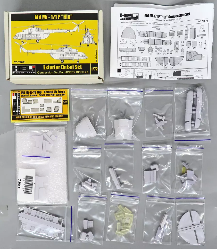 1/72 Scale Model Kit - Detail-Up Parts / Mil Mi-17