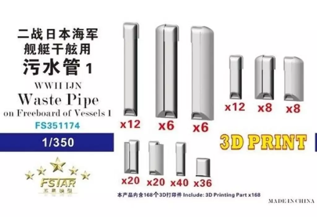 1/350 Scale Model Kit - Detail-Up Parts