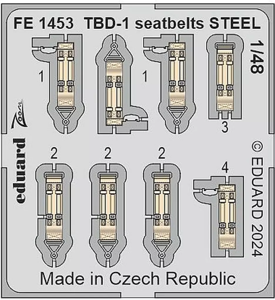 1/48 Scale Model Kit - Etching parts / Douglas TBD Devastator