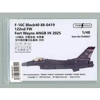 1/48 Scale Model Kit - Detail-Up Parts / F-16 Fighting Falcon