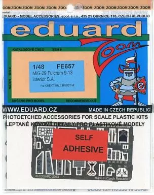 1/48 Scale Model Kit - Etching parts / Mikoyan MiG-29