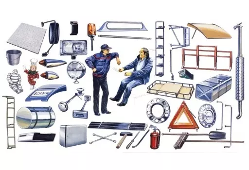 1/24 Scale Model Kit - Detail-Up Parts