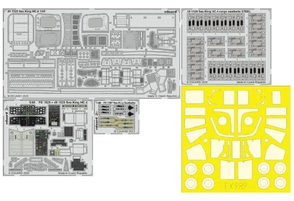1/48 Scale Model Kit - Detail-Up Parts / Westland Sea King