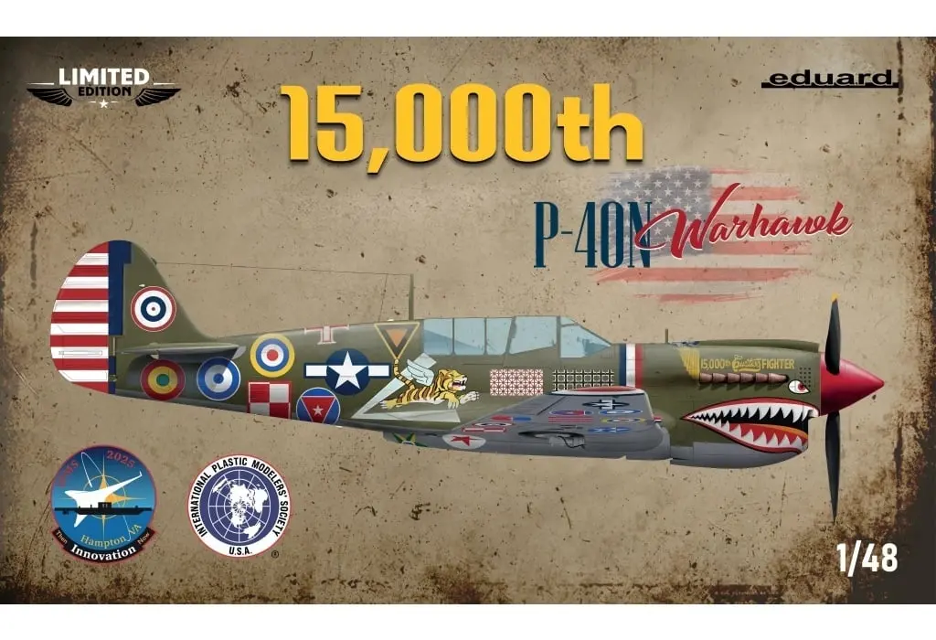 1/48 Scale Model Kit - Fighter aircraft model kits / Curtiss P-40 Warhawk