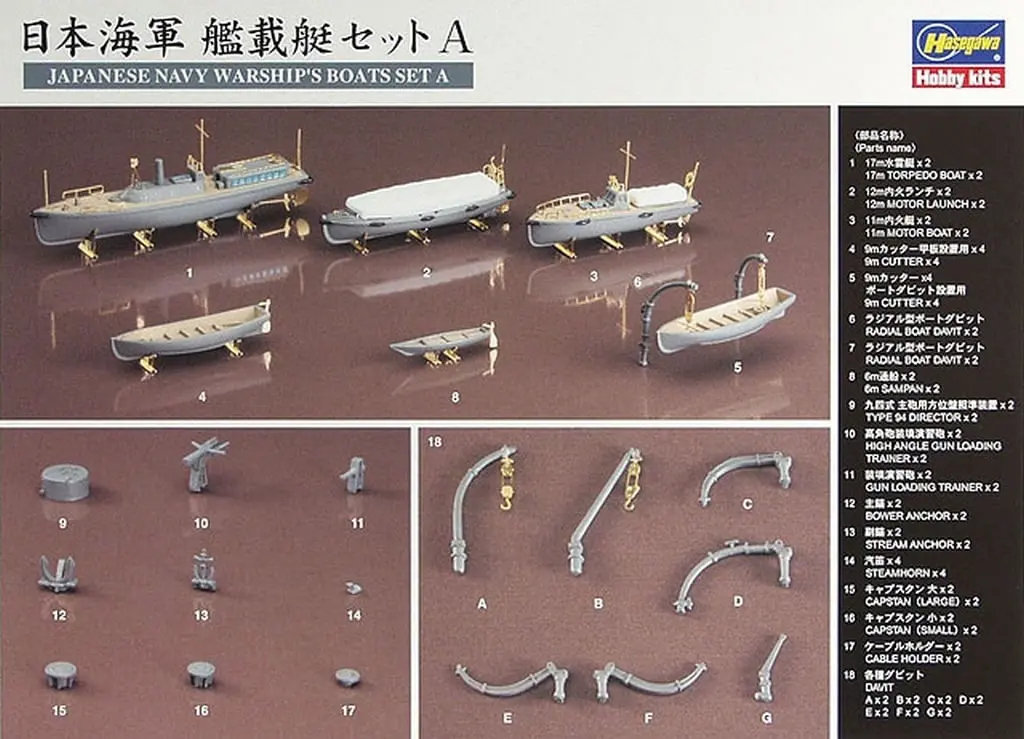 1/350 Scale Model Kit - Detail-Up Parts / Japanese battleship Nagato
