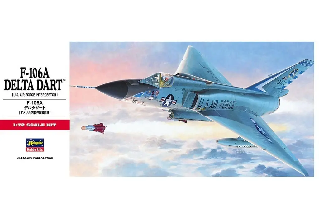 1/72 Scale Model Kit - Fighter aircraft model kits / Convair F-106 Delta Dart
