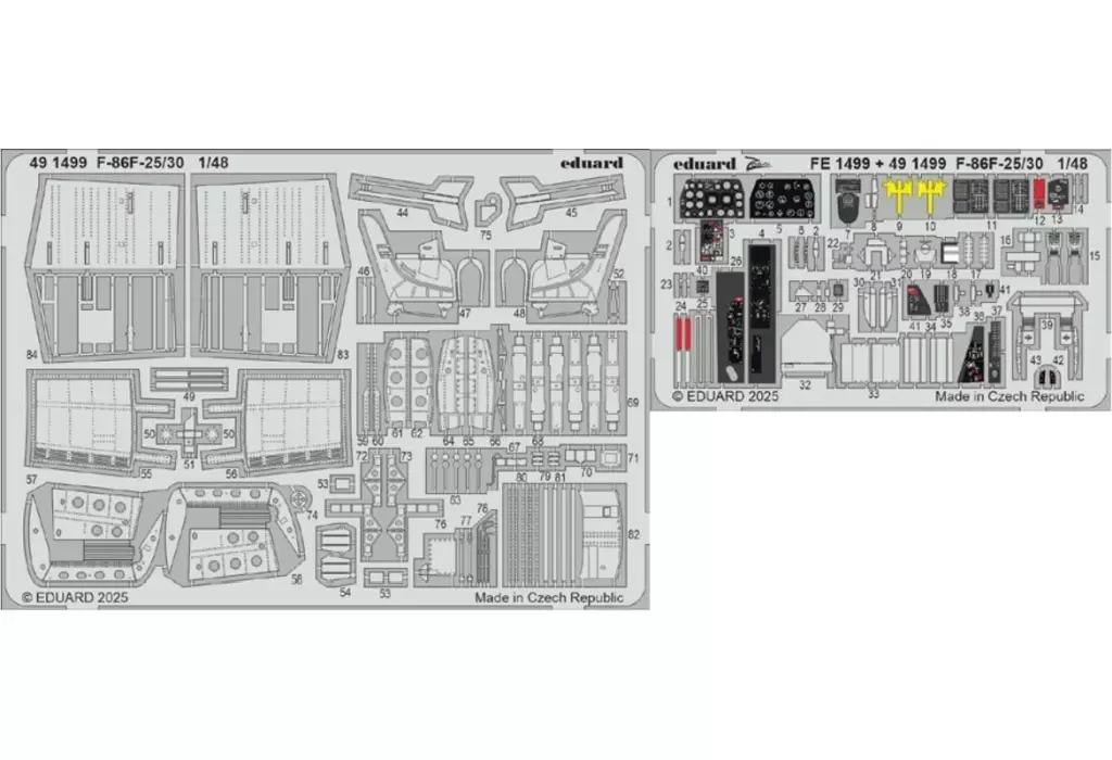 1/48 Scale Model Kit - Fighter aircraft model kits / North American F-86 Sabre