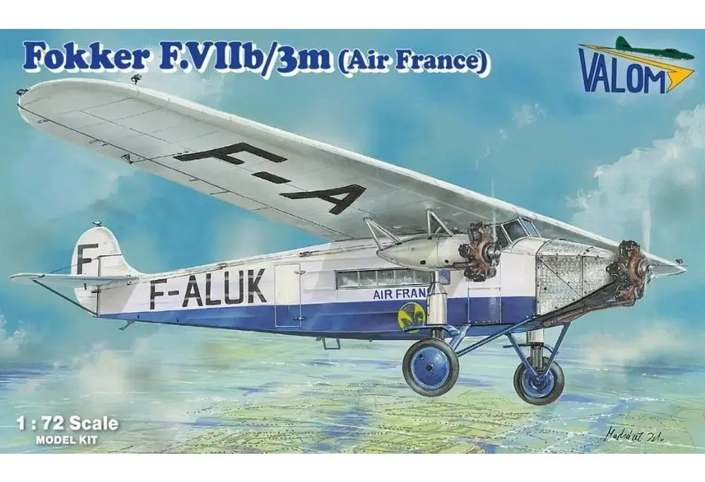 1/72 Scale Model Kit - Air France / Fokker F.VII