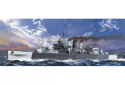 1/700 BRITISH HEAVY CRUISER CORNWALL STD Model Kit