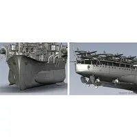 1/700 Scale Model Kit - Warship plastic model kit / Mitsubishi F1M (Type Zero Observation Seaplane) & Japanese cruiser Mogami